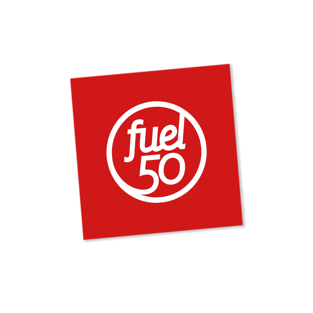 Fuel 50 Square Sticker